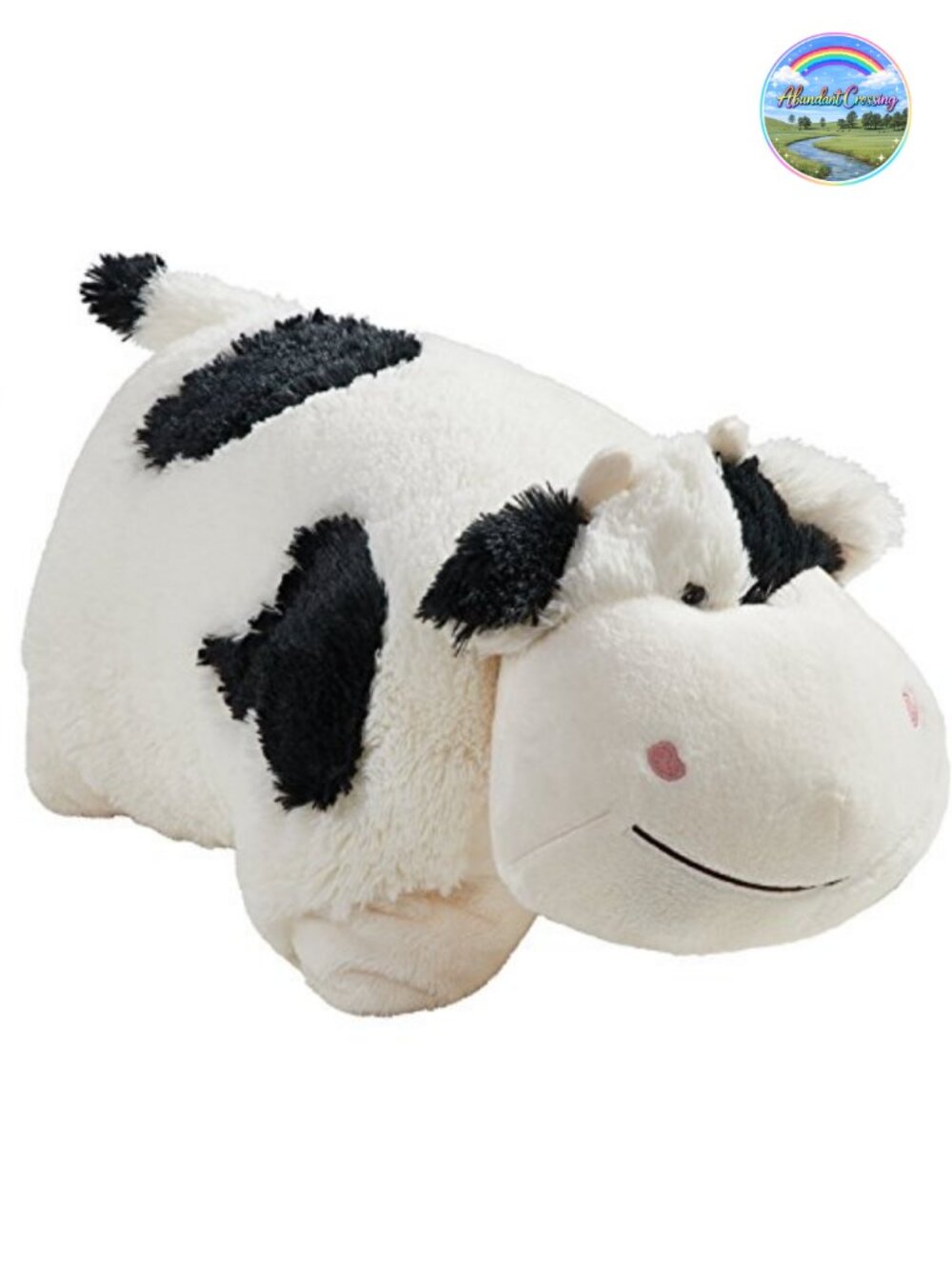 Cozy Cow Plush Stuffed Animal Pillow Pet 18 Inch Chenille Toy